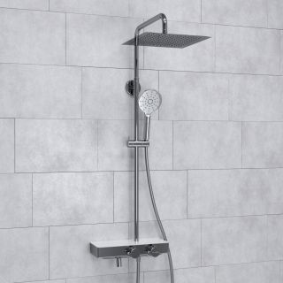 Душевой комплект WasserKRAFT A113.118.127.CH Thermo хром